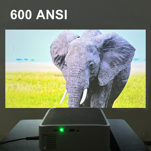 600 ANSI mini máy chiếu 4K HD <span class=keywords><strong>LED</strong></span> Wifi Máy chiếu Rạp hát tại nhà 300 ''xách tay video projetor projetor 4k proyector máy chiếu - Product Image 2