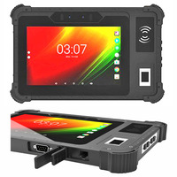 Tablet PC Robusta Hidon de Alta Calidad con Sistema Operativo Android, 8 Pulgadas, 4GB+64GB, PC Industrial con RJ45, OTG, NFC, Huella Dactilar, Lector de Códigos de Barras 2D, UHF RFID
