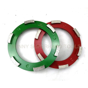 Anillos de Diamante para Pulir SUNNY, Multisegmentos, con Unión Metálica, Cambio Rápido, 16 Unidades # -400 #   Difícil para la pulidora de pisos Klindex - Product Image 2