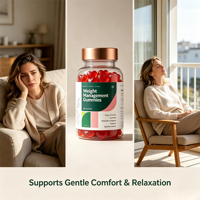 Gummies SYC BIO sans sucre pour la gestion du poids, 60 unités, avec mélatonine et L-théanine, complément alimentaire pour le sommeil, format portable