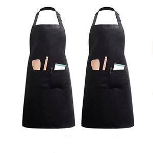 Delantal personalizado sin mangas reutilizable impermeable para camareros de Catering con diseño de hebilla ajustable y área de logotipo promocional - Product Image 1