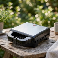 Presse à sandwich domestique 1200W avec voyants lumineux et protection contre la surchauffe