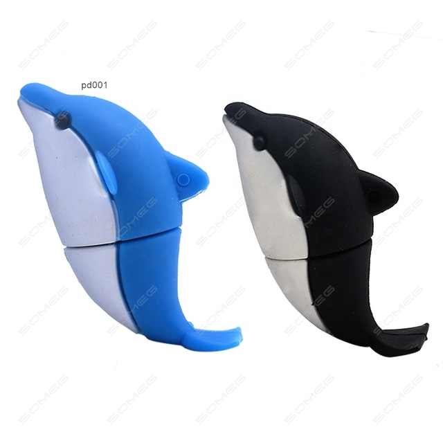Cartoon Dolphin pen usb flash drive 4GB 8GB animal 16GB 3