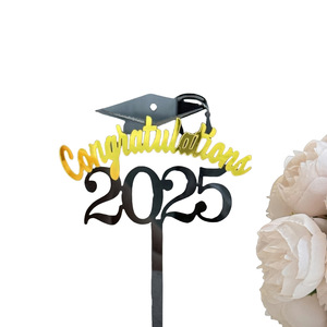 Honey And Sweetness Graduation Acrylic <b>Cake</b> Toppers 2025 Congratulations <b>Cake</b> <b>Decorations</b> For Graduation Party <b>Supplies</b> - Product Image 5