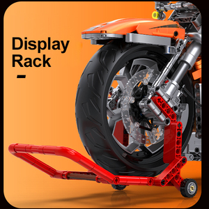 2392 pièces 1/5 échelle <span class=keywords><strong>moto</strong></span> jouet éducatif Kit de construction <span class=keywords><strong>moto</strong></span> bloc de construction ensemble modèle Collection cadeau pour enfants adultes - Product Image 4