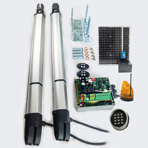 Usine au détail DC télécommande système d'actionneur linéaire électrique à énergie solaire ouvre-porte battante automatique 200KG * 2 <span class=keywords><strong>moteur</strong></span> - Product Image 1