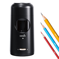 Taille-crayon astronomique électrique entièrement automatique USB Tenwin pour crayons 7-11.5CM Droven par batterie au lithium