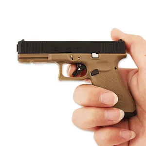 Atacado Outdoor Glock Toy Gun Pistola G17 Metal Arma Shell Ejetando 70MM Com Balas