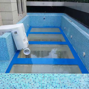 Piscinas acrílicas de plástico personalizables para exteriores Diseño elegante y cómodo con moldura de corte de fábrica Servicios de procesamiento Iluminación - Product Image 1