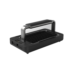 شواية كهربائية 1500 واط مع صينية تجميع الزيت قابلة للإزالة ودرجة حرارة قابلة للتعديل للشقق، شواء بدون دخان - Product Image 1