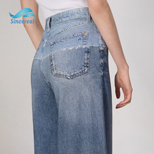 <span class=keywords><strong>Jeans</strong></span> da Donna Personalizzati Stile Casual Vintage a Vita Alta, Moda Trendy Street Style - Product Image 3