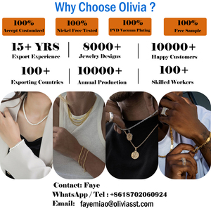 Non ternir hommes femmes mode populaire Crucifix boussole collier bijoux en acier inoxydable plaqué or 18 carats Saint George collier - Product Image 6