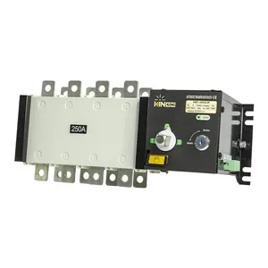 100A ATS 3 P 4 P 3 fase 4 fase ATS 230v interruptor de transferência automática 125 amp