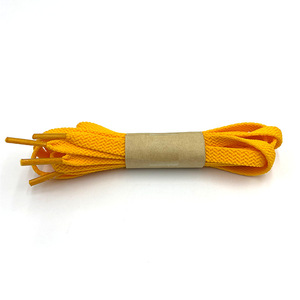 Lacets plats en polyester de 8 mm de large, couleurs mélangées, pour chaussures de sport et décontractées - Product Image 4