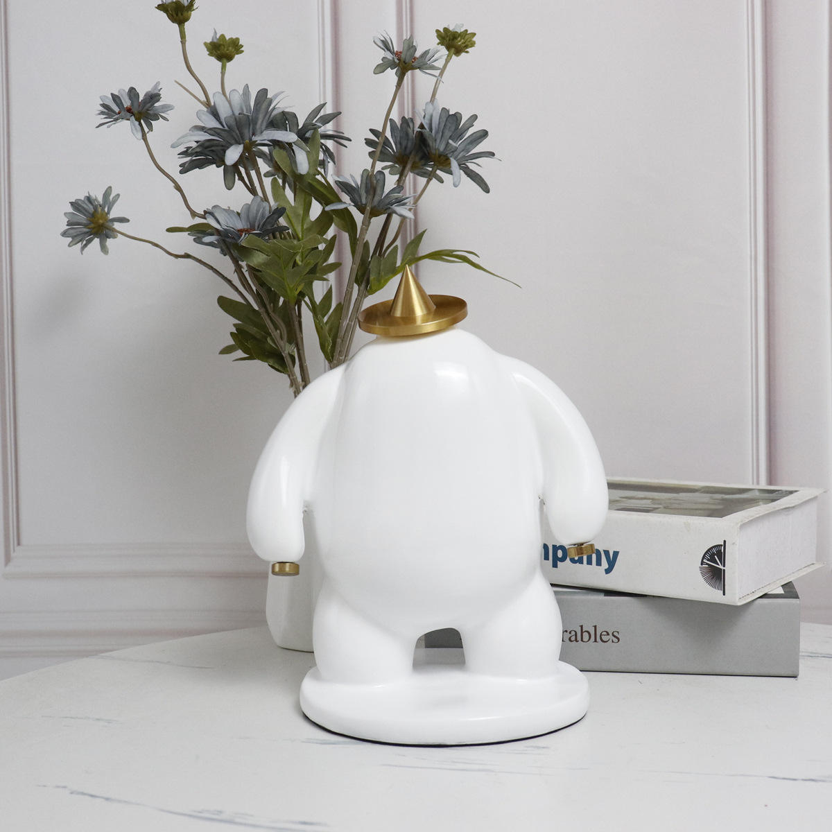 Sombrero puntiagudo blanco 20*16*24