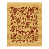 80% Laine et 20% tapis en Nylon support PP tapis D'axminster pour hôtel