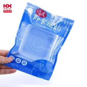 Sacchetti di plastica personalizzati borsa cibo congelato gnocco imballaggio congelato per il pollo
