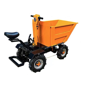 Stainless Steel Hand Push Ash Truck Breeding Pull Manure Feed Dump Trolley Mortar Brick <b>Transport</b> Small Dump Truck Hand Ash Truc - Product Image 5
