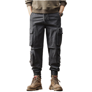 <span class=keywords><strong>Pantalon</strong></span> cargo utilitaire <span class=keywords><strong>de</strong></span> haute qualité en coton pour hommes, logo personnalisé, multi baggy bon marché pour le <span class=keywords><strong>travail</strong></span> - Product Image 2