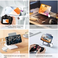 Lecteur de cartes mémoire externe Longima 3 en 1 avec 5 emplacements USB 3.0 pour cartes SD TF pour ordinateur portable