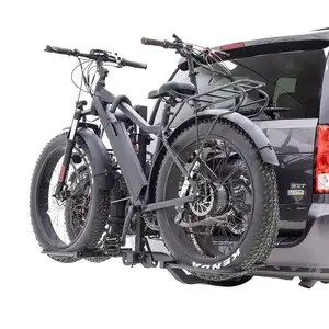 Evrensel toptan araba aksesuarları 2 3 4 bisiklet platformu tipi elektrikli bisiklet arka raf hitch bisiklet taşıyıcı