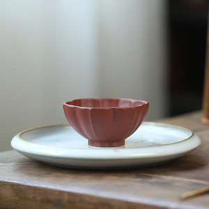 Tazza da tè in argilla viola yixing in stile cinese all'ingrosso con forma di fiore - Product Image 6