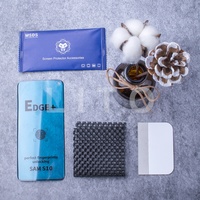 Protecteur d'écran pour Samsung Galaxy s10 plus, 1 pièce, verre trempé, déverrouillage par empreintes digitales, colle complète