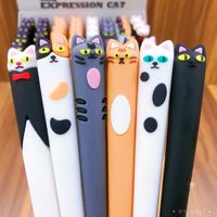 Kawaii Cat Kugelschreiber 40-teilige Boxed School Supplies Kunststoff Student Briefpapier Geschenke Schreib breite 0,5mm Blister stift