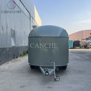 Camion de restauration personnalisé avec armoire de cuisine intégrée et poubelles, chariot à pizzas, remorque alimentaire mobile - Product Image 2