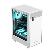 Boîtier d'ordinateur de jeu et de bureau Thermaltake TT PRO, neuf, blanc et rose, ATX, grande carte mère, refroidissement par eau 240