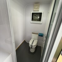 Maisonnette Pod de 4m Type-B à faible coût, cabine Apple personnalisée, expédiée de l'usine, bureau modulaire préfabriqué portable et mobile