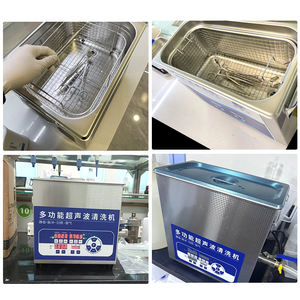 غسالة مجوهرات بالموجات فوق الصوتية محمولة كهربائية بالجملة، سعة 2 لتر، من الفولاذ المقاوم للصدأ، 40 كيلوهرتز، 400 واط، للاستخدام المنزلي والفندقي والمركبات الترفيهية والسيارات - Product Image 2