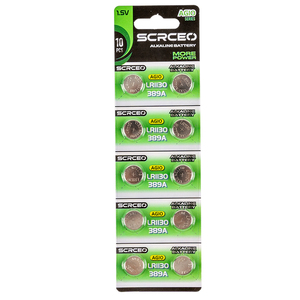 Button Cell Battery Lr130 Ag10 1130 L1130 Alkaline Coin Cell in High Performance - Product Image 6