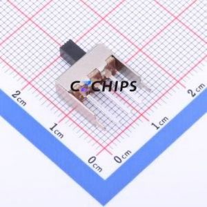 SS-12F41-G050 Slide Switch Through hole Component (THT) Switch Single Pole Double Throw Rectangle Pin Header PC Pin 12.1mm - Product Image 2