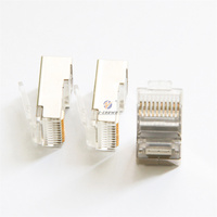 Connecteur réseau Cat6 Amp 8 broches doré pour routeur 5G, RJ11, 2 SIM, Wi-Fi 6 AX3000, fiche modulaire RJ45