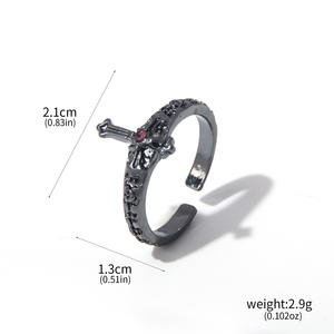 Anillo de Pareja de Diamantes Hunter X Hunter, 5 Diseños, <span class=keywords><strong>Cosplay</strong></span> de Anime, Personaje Kurapika <span class=keywords><strong>Hisoka</strong></span>, Anillo Ajustable para Hombre - Product Image 5