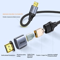 Câble 2.1 haute définition 8K personnalisé OEM/ODM en cuivre sans oxygène pour ordinateur, téléviseur, projecteur - Emballage raffiné