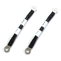 Cable de Batería de 8 AWG con Terminal de Anillo, Cable de Conexión Negro para Auto, Camión, Inversor, OEM, ODM, Venta al Por Mayor