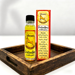 Huile corporelle rafraîchissante aux herbes traditionnelles Gold Serow, améliore la circulation sanguine et le bien-être corporel - Product Image 6