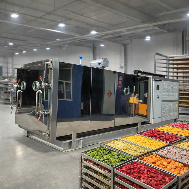 Fruit and Vegetable Low-temperature Vacuum Freeze-drying Equipment, Red Date and Strawberry Vacuum Freeze Dryer
