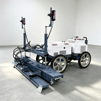 Machine de nivellement de béton au laser, équipement de pavage de sol en ciment pour un nivellement de sol de haute précision dans les entrepôts