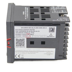 ตัวควบคุมอุณหภูมิแบบดิจิตอล DC2800-E0-0L0-200-000-00-0 พร้อมระบบควบคุม PID ความแม่นยำสูงสำหรับระบบ HVAC อุตสาหกรรม - Product Image 1