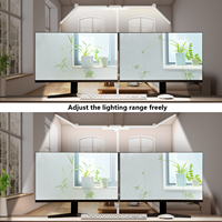Lampe de bureau LED à bras articulé réglable pour le dessin et le croquis, lumière sans scintillement, protection des yeux, avec variateur tactile et design élégant