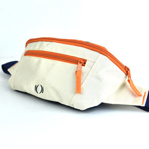 Marsupio Sportivo Resistente da Viaggio per Uomo e Donna, Bianco, con Cintura Regolabile - Product Image 1