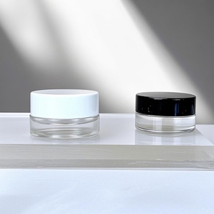 Glass Cream Jar 5ml 10ml Mini Glass Eye Cream Jar Small Bottle Lipstick Lip Mask Glass Cosmetic <b>Container</b> 5g 10g 15g - Product Image 2