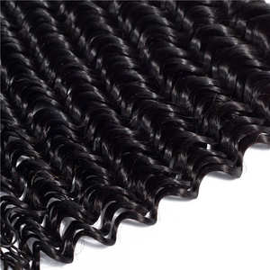 Wholesale Remy Weave Brazilians Human <b>Hair</b> Bundles Extensions Durable Cuticle Aligned Virgin Raw Wavy Loose Deep Wave for Lace - Product Image 5