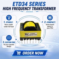 Transformateur EE28 Vertical PCB 220V vers 24V 12V PV Transformateur de Puissance Abaisseur à Noyau de Ferrite