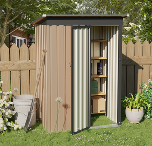 Abri de jardin en métal de petite taille en gros, montage facile, abri de jardin <span class=keywords><strong>pour</strong></span> meubles de patio, tondeuse à gazon - Product Image 6