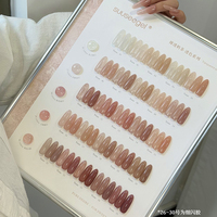 Ensemble de gel pour ongles en 30 couleurs, transparent comme du lait, couleur chair, durable, blanchissant, nude, printemps-été, pour salon de manucure