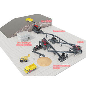 Línea de Producción de Arena de Piedra de Río a Pequeña Escala de 30t/h, Plantas de Trituración de Arena Artificial de 20tph en Venta - Product Image 1